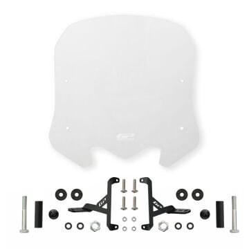 GP Kompozit Honda SH 125 2024-2025 Uyumlu Kısa Ön Cam Şeffaf 41 cm