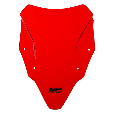 GP Kompozit Bajaj Pulsar N 250 2022-2026 Uyumlu Ön Cam Kırmızı