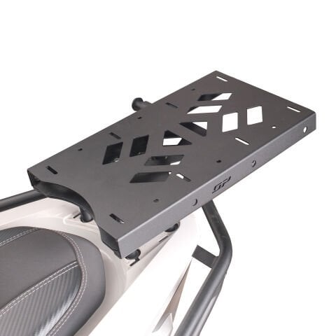 GP Kompozit Honda PCX 125 / 150 2011-2025 Uyumlu Pratik Tak-Çıkar Kızaklı Arka Çanta Demiri Siyah