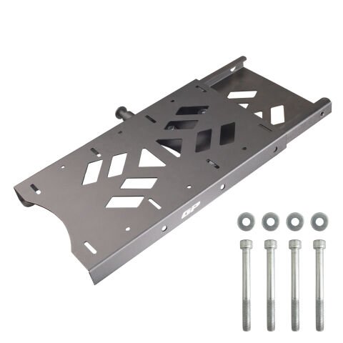 GP Kompozit Honda PCX 125 / 150 2011-2025 Uyumlu Pratik Tak-Çıkar Kızaklı Arka Çanta Demiri Siyah