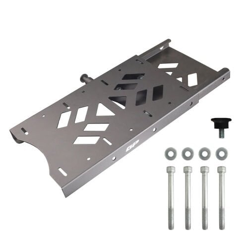 GP Kompozit Honda PCX 125 / 150 2011-2026 Uyumlu Pratik Tak-Çıkar Kızaklı Arka Çanta Demiri Siyah