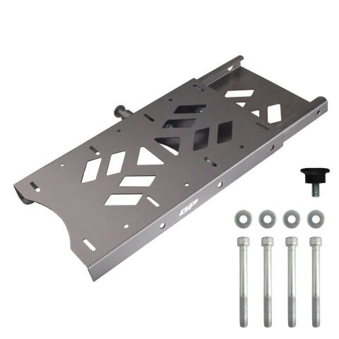 GP Kompozit Honda PCX 125 / 150 2011-2026 Uyumlu Pratik Tak-Çıkar Kızaklı Arka Çanta Demiri Siyah