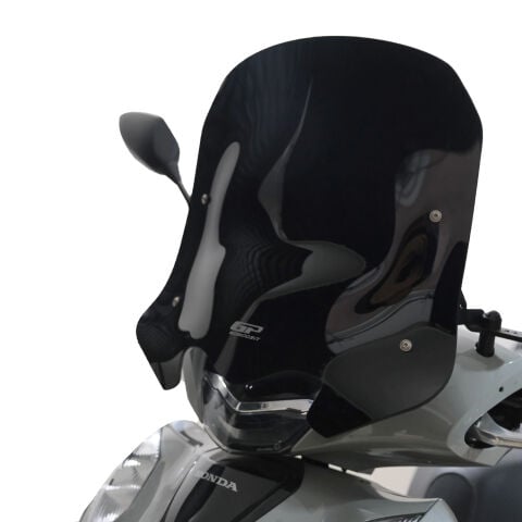 GP Kompozit Honda SH 125 2024-2026 Uyumlu Kısa Ön Cam Siyah