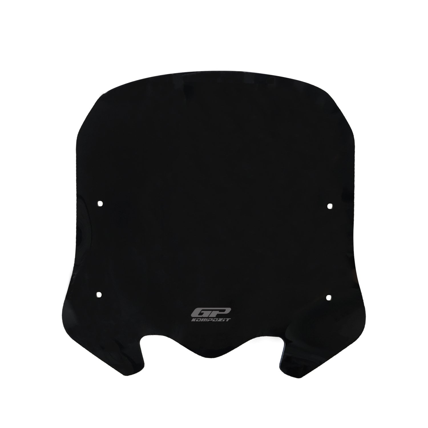 GP Kompozit Honda SH 125 2024-2025 Uyumlu Kısa Ön Cam Siyah