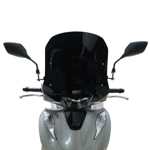 GP Kompozit Honda SH 125 2024-2025 Uyumlu Kısa Ön Cam Siyah