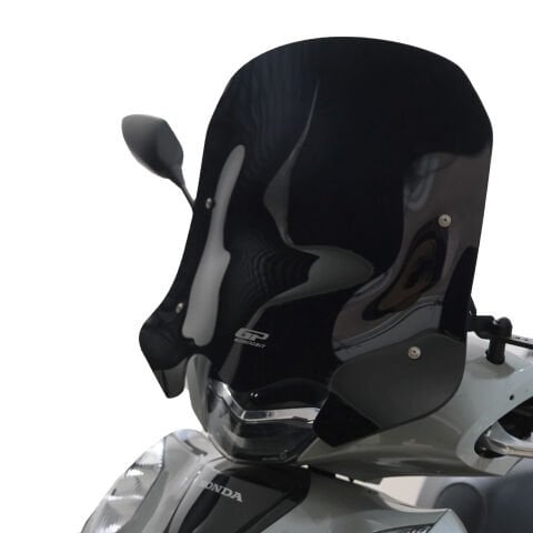 GP Kompozit Honda SH 125 2024-2025 Uyumlu Kısa Ön Cam Siyah