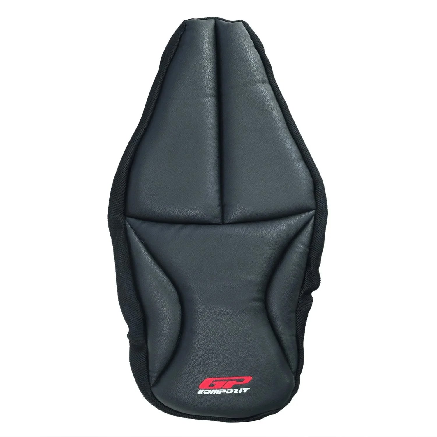 GP Kompozit SYM Dragon DRG 160 2023-2024 Uyumlu Fileli Motosiklet Konfor Sele Kılıfı Siyah