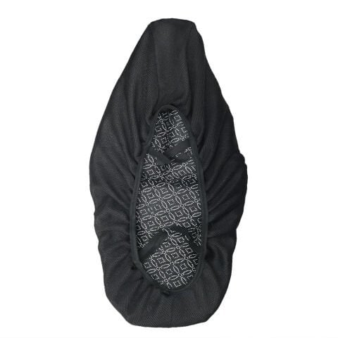 GP Kompozit SYM Dragon DRG 160 2023-2024 Uyumlu Fileli Motosiklet Konfor Sele Kılıfı Siyah