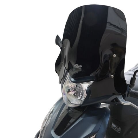 GP Kompozit Honda Dio 2021-2025 Uyumlu Kısa Ön Cam Siyah