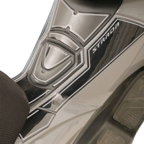 GP Kompozit Mondial Strada 125 2023-2025 Uyumlu Tank Pad Siyah-Gri