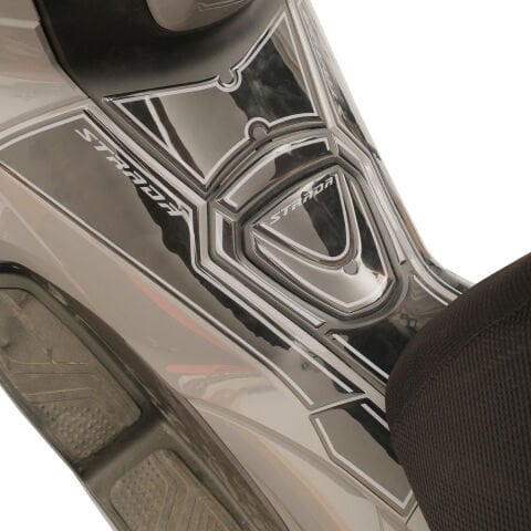 GP Kompozit Mondial Strada 125 2023-2025 Uyumlu Tank Pad Siyah-Gri