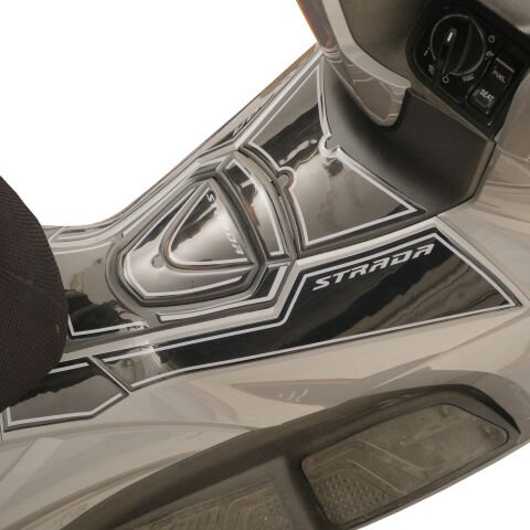 GP Kompozit Mondial Strada 125 2023-2025 Uyumlu Tank Pad Siyah-Gri