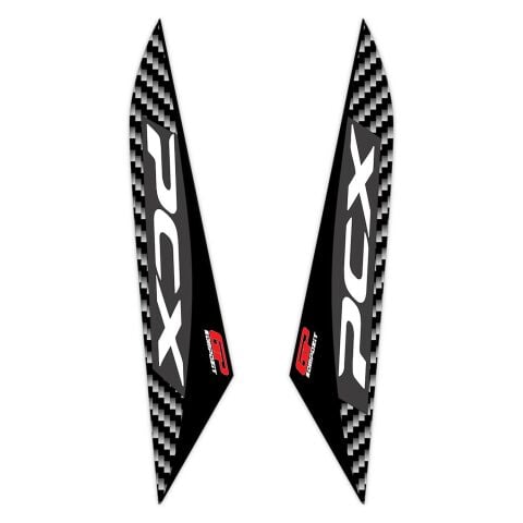 GP Kompozit Honda PCX 125 / 150 2018-2020 Uyumlu Ayak Yan Pad Siyah