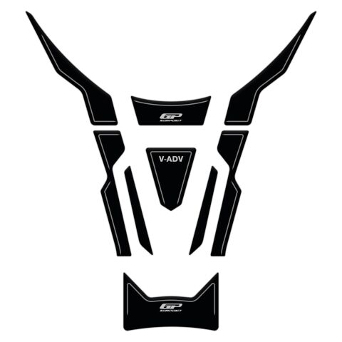 GP Kompozit RKS Freccia 150 2022-2025 Uyumlu Tank Pad Siyah