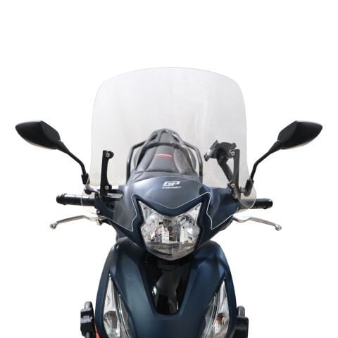 GP Kompozit Honda Dio 2021-2025 Uyumlu Kısa Ön Cam Şeffaf