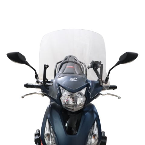 GP Kompozit Honda Dio 2021-2025 Uyumlu Kısa Ön Cam Şeffaf