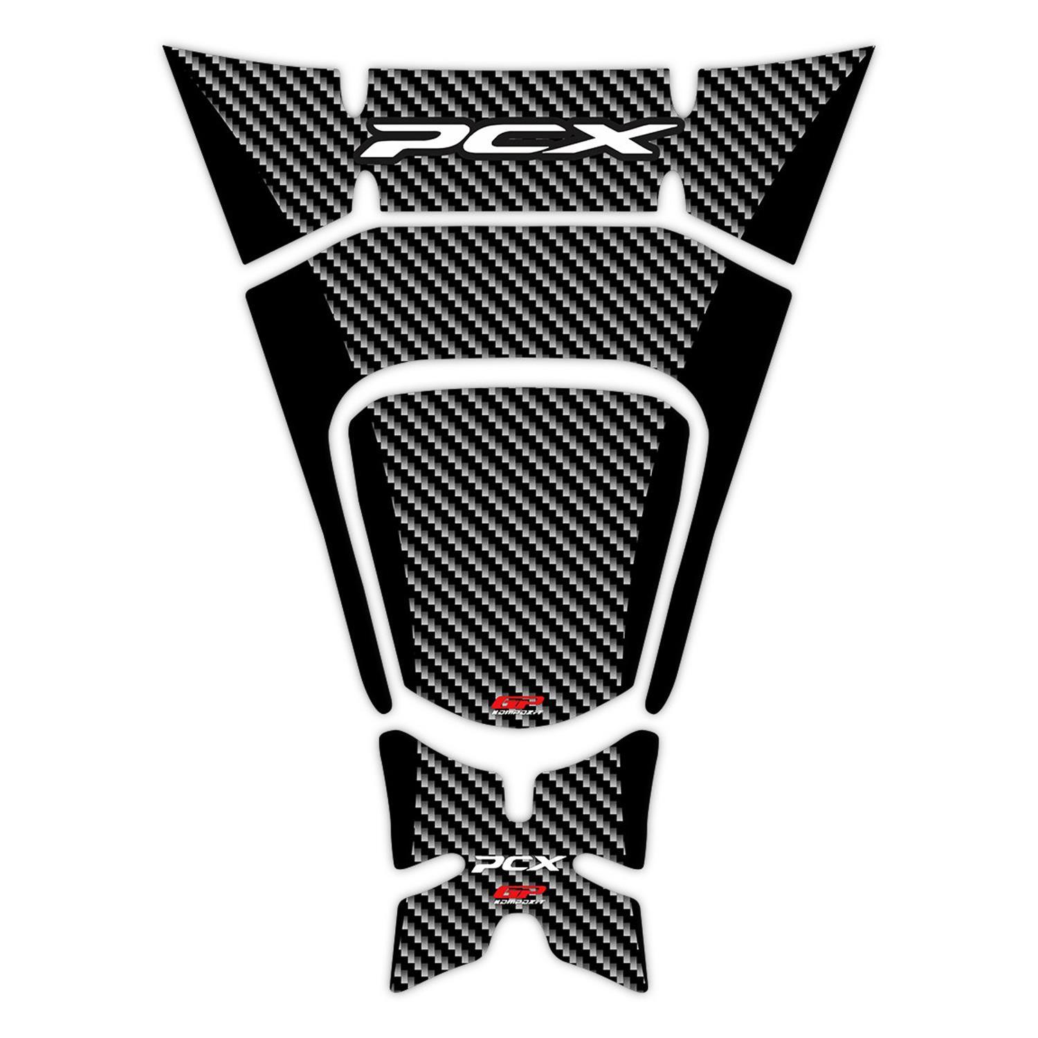 GP Kompozit Honda PCX 125 / 150 2018-2020 Uyumlu Tank Pad Siyah