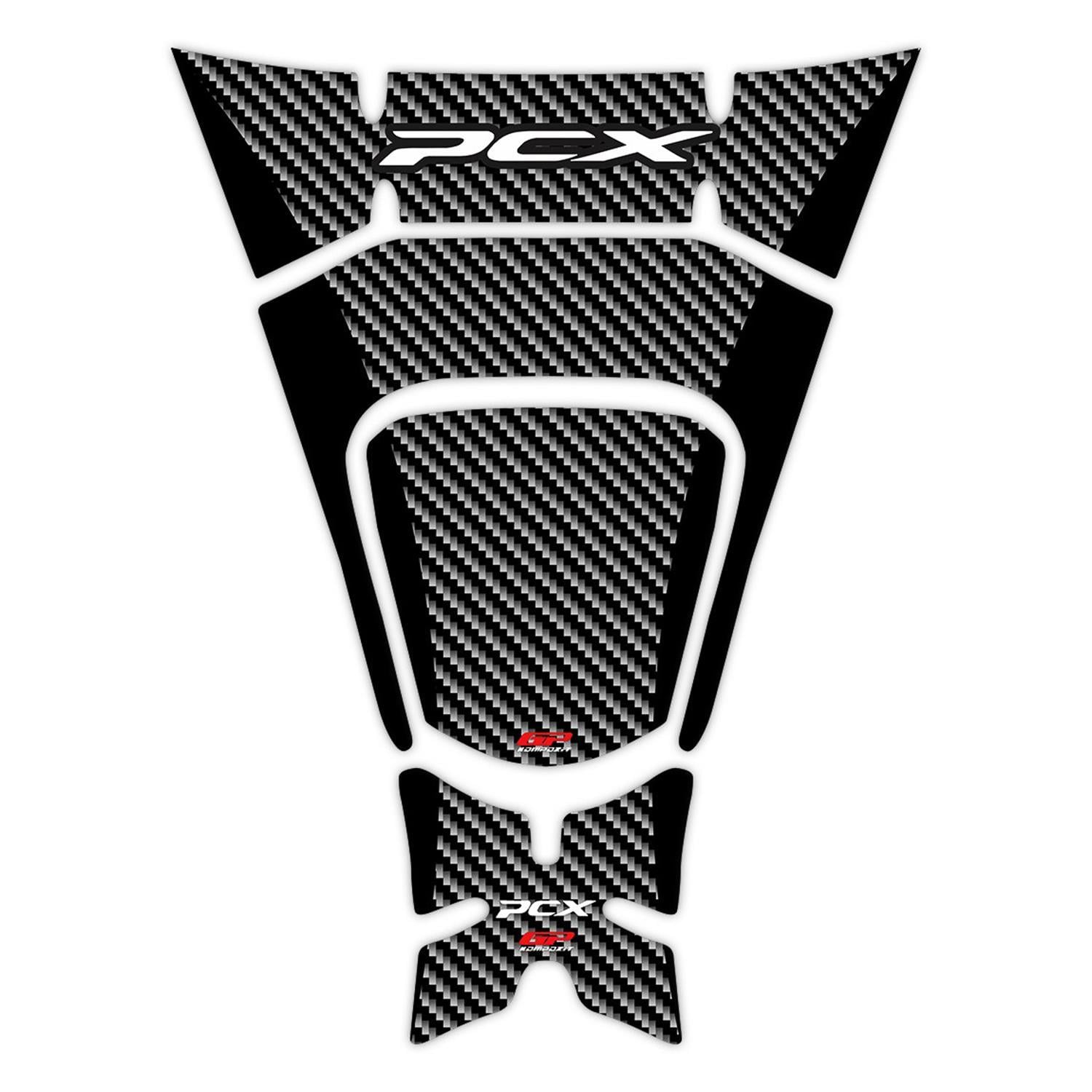 GP Kompozit Honda PCX 125 / 150 2018-2020 Uyumlu Tank Pad Siyah
