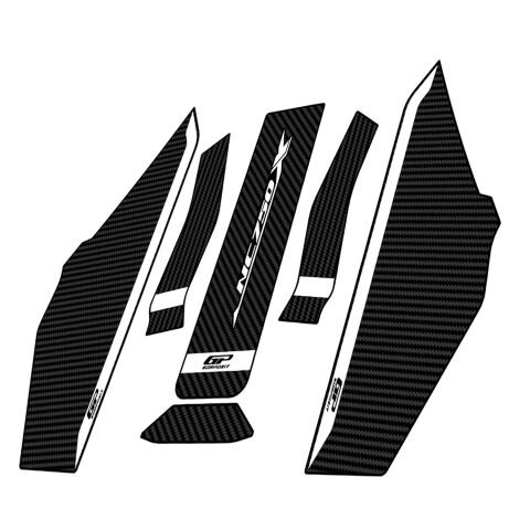 GP Kompozit Honda NC 750 X 2025-2026 Uyumlu Tank Pad Karbon-Beyaz