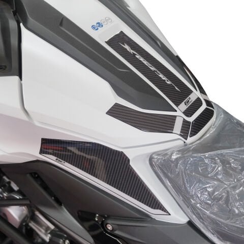 GP Kompozit Honda NC 750 X 2025 Uyumlu Tank Pad Karbon-Beyaz