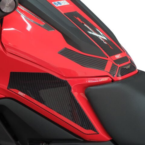 GP Kompozit Honda NC 750 X 2025-2026 Uyumlu Tank Pad Karbon-Kırmızı