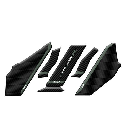 GP Kompozit Honda NC 750 X 2025-2026 Uyumlu Tank Pad Karbon-Yeşil