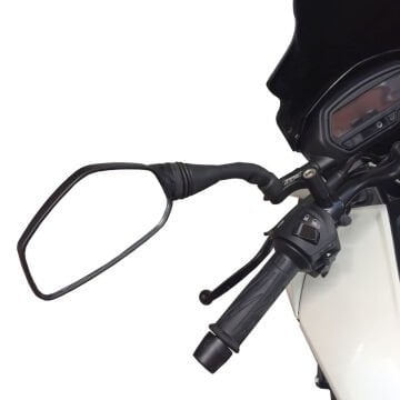 GP Kompozit Bajaj Pulsar NS 200 2011-2024 Uyumlu Ayna Genişletme Siyah