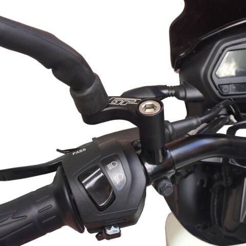 GP Kompozit Bajaj Pulsar NS 200 2011-2026 Uyumlu Ayna Genişletme Siyah