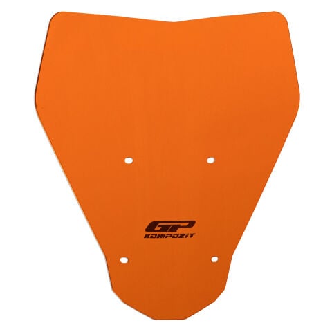 GP Kompozit KTM Duke 250 2024-2026 Uyumlu Ön Cam Turuncu