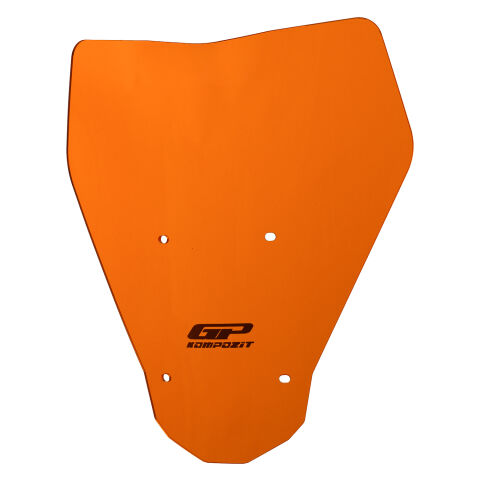 GP Kompozit KTM Duke 250 2024-2026 Uyumlu Ön Cam Turuncu