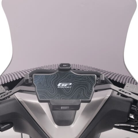 GP Kompozit TTR08 Universal 360° Yatay / Dikey Titreşim Modüllü Telefon Tutucu Siyah-Beyaz