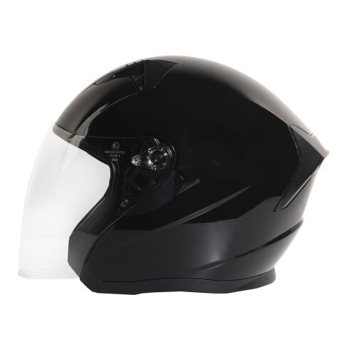 GP NERO MKS006-GB Şeffaf Vizörlü Motosiklet Yarım Kask