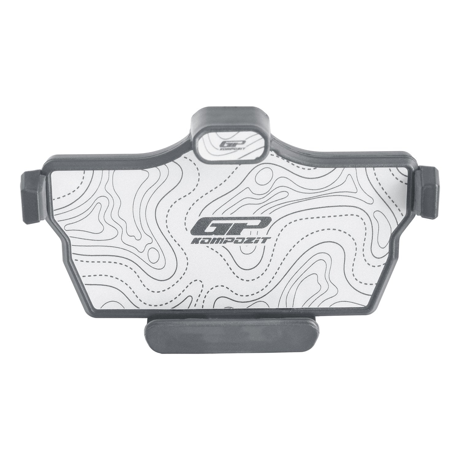 GP Kompozit TTR08 Universal 360° Yatay / Dikey Titreşim Modüllü Telefon Tutucu Beyaz-Siyah