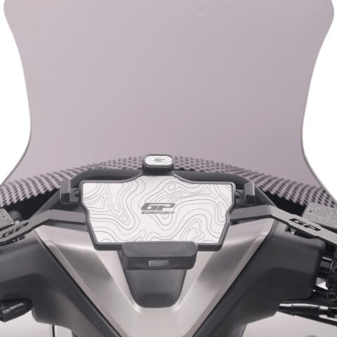 GP Kompozit TTR08 Universal 360° Yatay / Dikey Titreşim Modüllü Telefon Tutucu Beyaz-Siyah