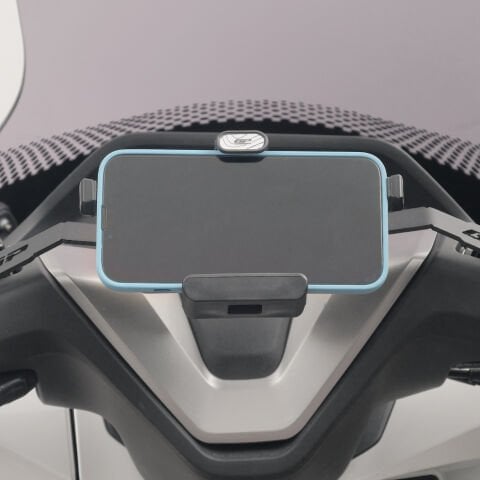 GP Kompozit TTR08 Universal 360° Yatay / Dikey Titreşim Modüllü Telefon Tutucu Beyaz-Siyah