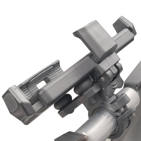 GP Kompozit TTR08 Universal 360° Yatay / Dikey Titreşim Modüllü Telefon Tutucu Beyaz-Siyah