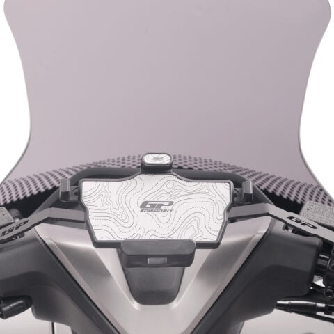 GP Kompozit TTR08 Universal 360° Yatay / Dikey Titreşim Modüllü Telefon Tutucu Beyaz-Siyah