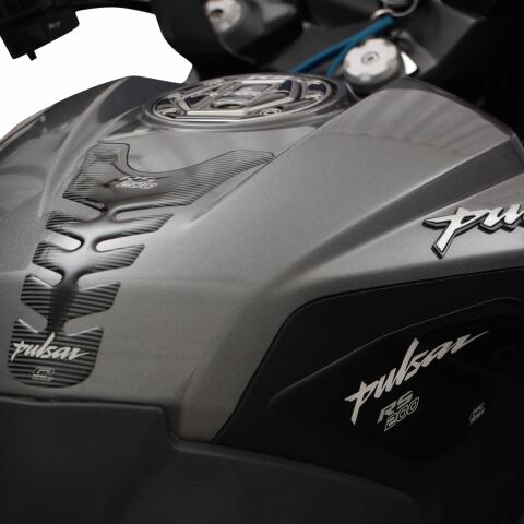GP Kompozit Bajaj RS 200 2015-2020 Uyumlu Tank Pad Seti Siyah