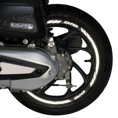 GP Kompozit Honda Dio 2021-2025 Uyumlu Jant Şeridi Reflektif Gri