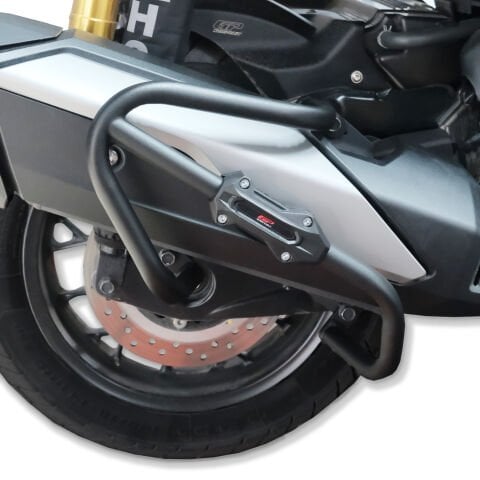 GP Kompozit Honda ADV 350 2025 Uyumlu Egzoz Koruma Demiri Siyah