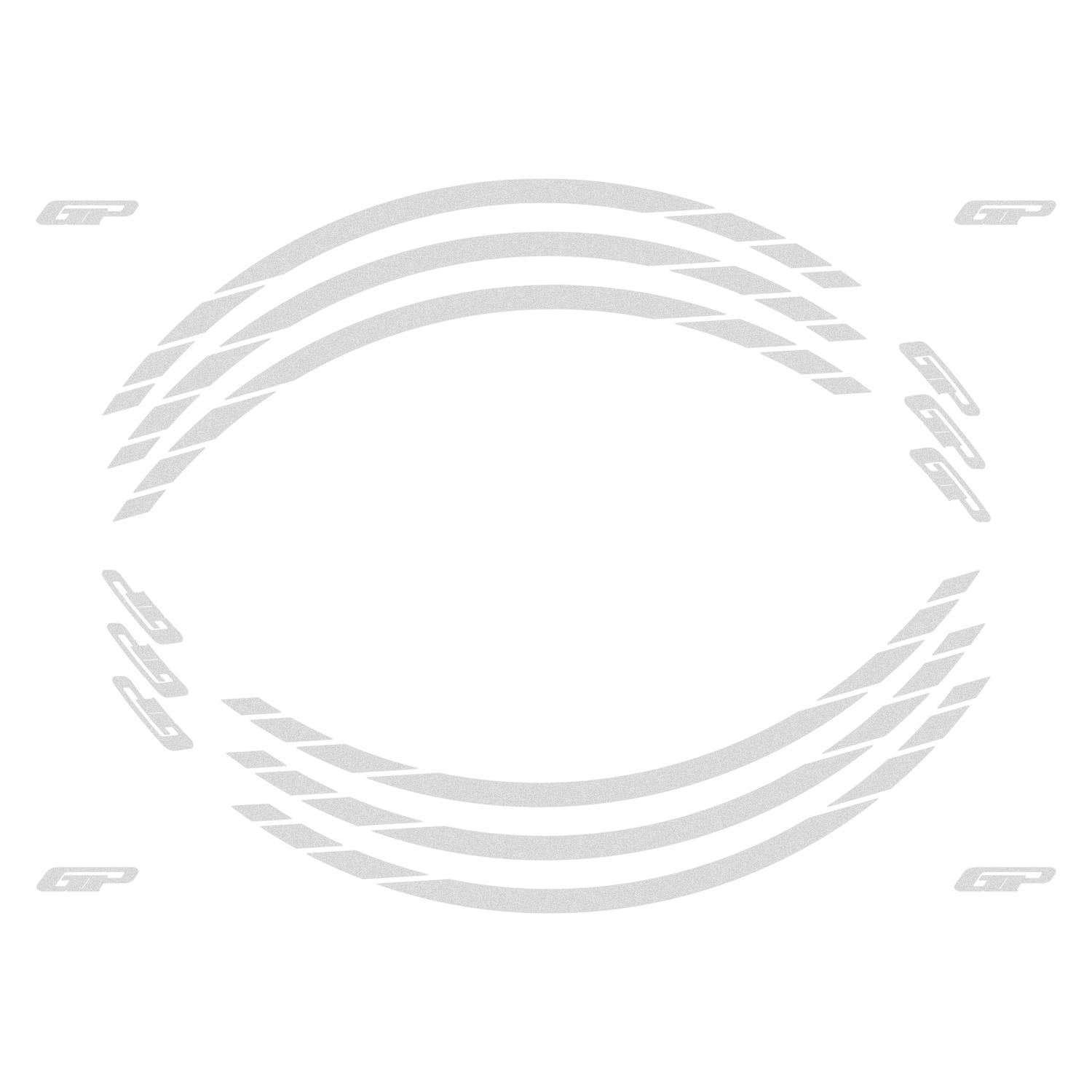 GP Kompozit Universal Tek Jant Şeridi Reflektif Gri