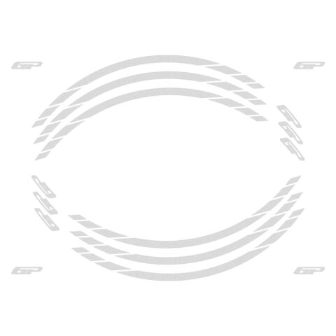 GP Kompozit Universal Tek Jant Şeridi Reflektif Gri
