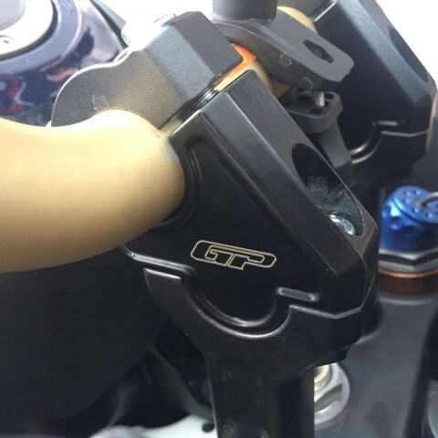 GP Kompozit Honda Africa Twin CRF1000L / CRF1100L 2016-2024 Uyumlu Gidon Yükseltme Siyah