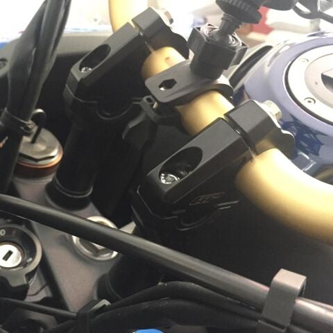 GP Kompozit Honda Africa Twin CRF1000L / CRF1100L 2016-2025 Uyumlu Gidon Yükseltme Siyah