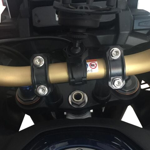 GP Kompozit Honda Africa Twin CRF1000L / CRF1100L 2016-2024 Uyumlu Gidon Yükseltme Siyah