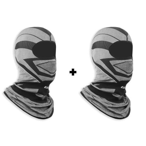 GP Kompozit Motorcu Balaklava Maske Seti (1 Adet Kışlık + 1 Adet Kışlık)