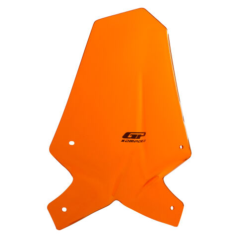 GP Kompozit KTM Duke 390 2017-2023 Uyumlu Ön Cam Turuncu