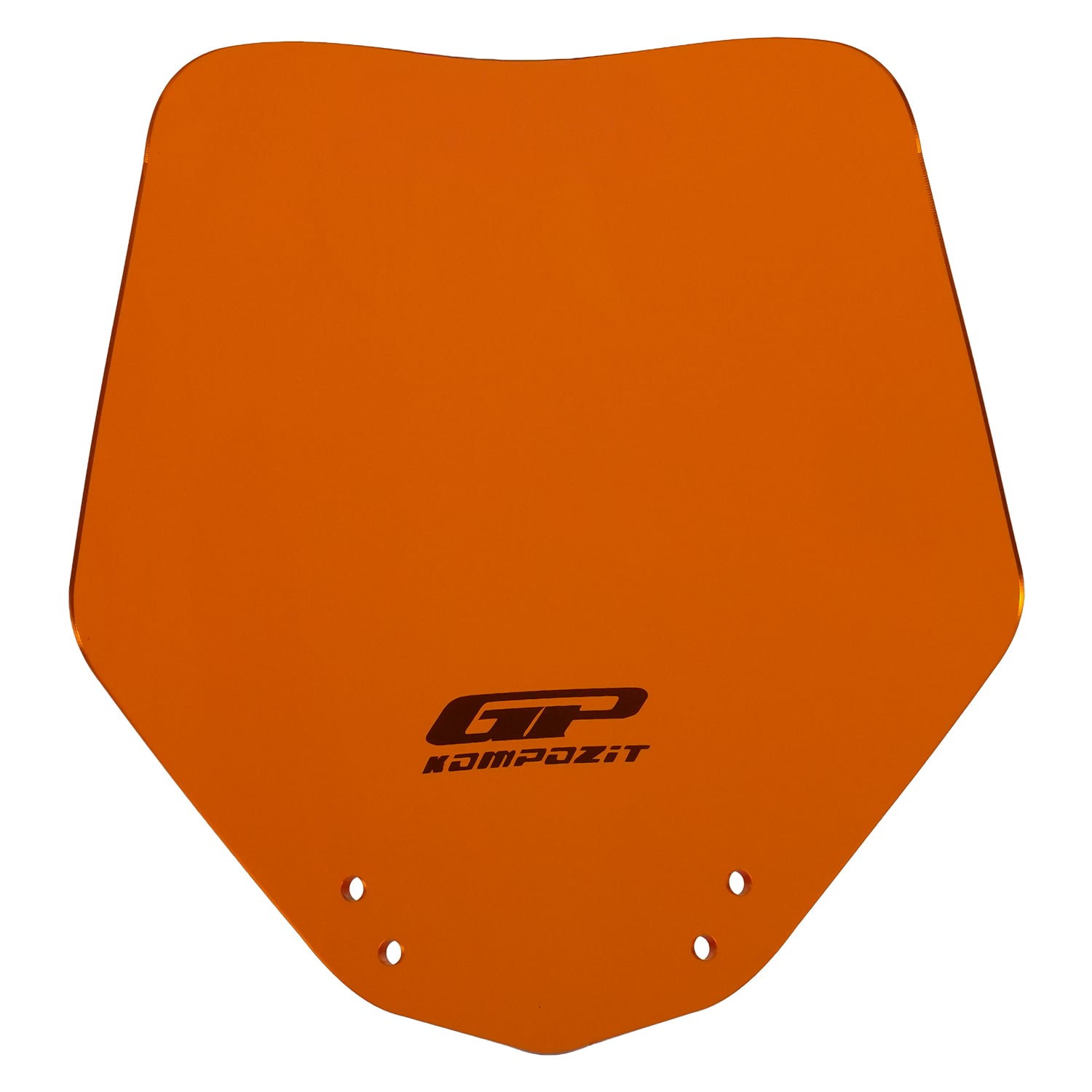 GP Kompozit KTM Duke 250 2011-2016 Uyumlu Spor Ön Cam Turuncu
