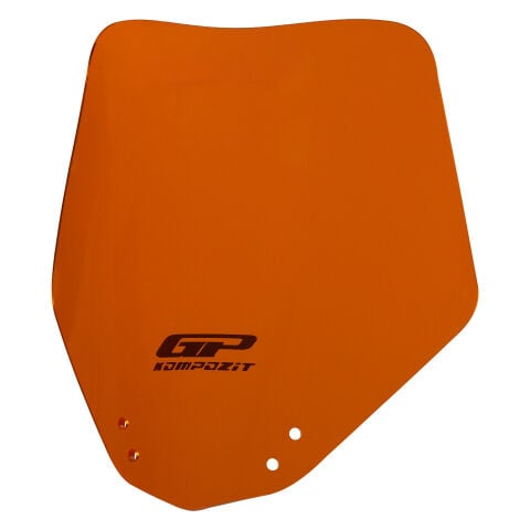 GP Kompozit KTM Duke 250 2011-2016 Uyumlu Spor Ön Cam Turuncu