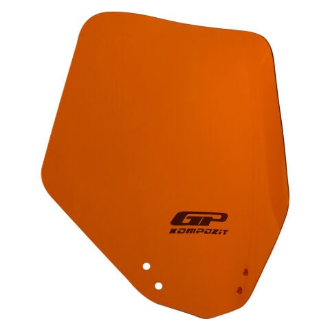 GP Kompozit KTM Duke 250 2011-2016 Uyumlu Spor Ön Cam Turuncu